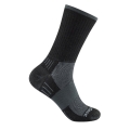 Wrightsock Wander Sock Crew Escape (extra terry cushioning, medium thickness) black/grey - 1 pair