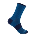 Wrightsock Wander Sock Crew Escape (extra terry cushioning, medium thickness) azure blue - 1 pair
