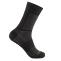 Wrightsock Hiking Sock Crew Merino Coolmesh II (thin, merino wool) grey/black - 1 Pair