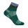 Wrightsock Sportsock Quarter Plus Stride Patterned Socks (ankle-high, medium thickness, anti-blister sock) green - 1 pair