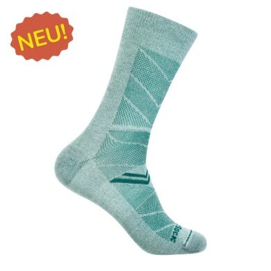 Wrightsock Sports Socks Crew Coolmesh II (thin, breathable, comfortable) alpine green - 1 pair