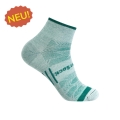 Wrightsock Sports Socks Quarter Coolmesh II (thin, breathable, comfortable) alpine green - 1 pair