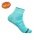 Wrightsock Sports Socks Quarter Coolmesh II (thin, breathable, comfortable) turquoise blue - 1 pair