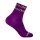 Wrightsock Sports Socks Quarter Plus Coolmesh II Patterned Socks (breathable, comfortable) plum violet - 1 pair