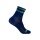 Wrightsock Sports Socks Quarter Plus Coolmesh II Patterned Socks (breathable, comfortable) navy blue - 1 pair
