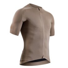 X-Bionic Bicycle Shirt Xceed Ride Jersey (Front Zip, Comfortable Fit) sand/beige Men's