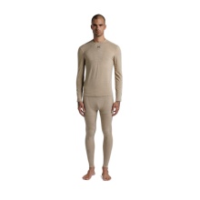 X-Bionic Functional Long Sleeve Shirt Mightywool Shirt LS (Merino Wool, warm) sand/beige Men's
