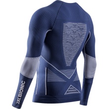 X-Bionic Functional Long Sleeve Shirt Round Neck Energy Accumulator 4.0 Underwear navy blue/white Men's