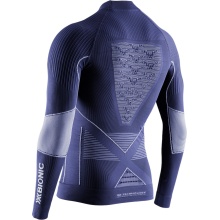 X-Bionic Functional Long Sleeve Shirt Energy Accumulator 4.0 Turtle Neck Navy Blue Men