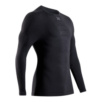 X-Bionic Functional Long Sleeve Shirt Mightywool Shirt LS (Merino Wool, warm) black Men's