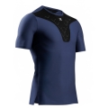 X-Bionic Corefusion Run Shirt (seamless) navy blue men's running shirt