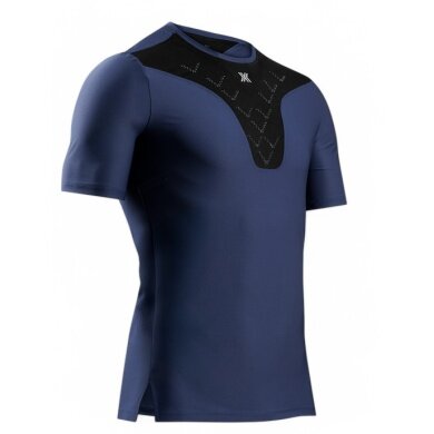 X-Bionic Corefusion Run Shirt (seamless) navy blue men's running shirt