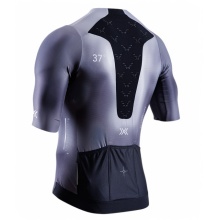 X-Bionic Bicycle Shirt Corefusion Aero Jersey (Front Zip, Lightweight, Breathable) Dark Grey Men's