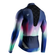 X-Bionic Bicycle Jacket Corefusion Ride Jersey (3 Back Pockets, Optimal Freedom of Movement) Blue/Multicoloured Men's