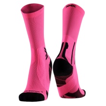 X-Socks Running Socks Run Perform Crew fluo pink/black Men's - 1 Pair