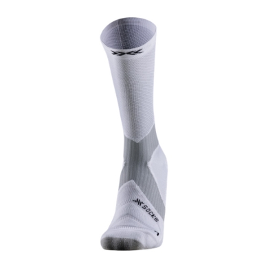 X-Socks Cycling Sock Bike Expert Crew 2025 white/grey Men's - 1 Pair