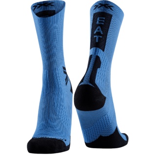 X-Socks Cycling Socks Bike Perform Crew Mineral Blue/Black Men's - 1 Pair