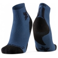 X-Socks Running Sock Run Discover Ankle fluo marine blue/black Men's - 1 Pair
