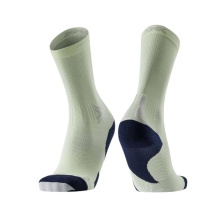 X-Socks Running Sock Run Discover Crew neo lime/black/grey Men's - 1 Pair