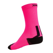 X-Socks Running Sock Run Discover Crew fluo pink/black Men's - 1 Pair