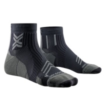 X-Socks Running Sock Run Expert Ankle black/charcoal grey Men's - 1 Pair