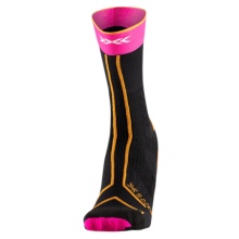 X-Socks Running Socks Trailrun Terraskin Expert Crew black/orange/pink Men's - 1 Pair