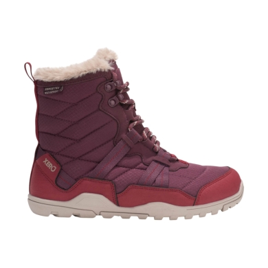 Xero Shoes Minimal Winter Boots Alpine Snow Boot (warm, waterproof, lined) burgundy ladies