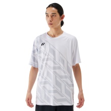 Yonex Sport T-shirt Practice (100% Polyester) 2025 white men's