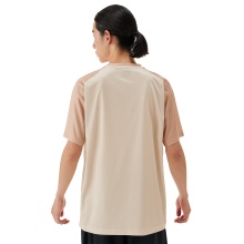 Yonex Training T-shirt Practice Graphic 16742 (100% Polyester) 2025 ice beige Men's