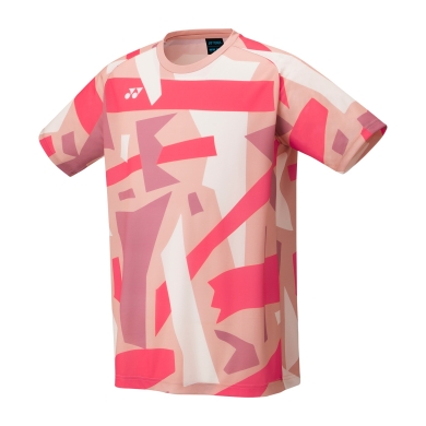 Yonex Sport T-shirt Practice Graphic 16743 (100% Polyester) 2025 smoke pink Men's