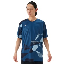 Yonex Sport T-shirt Practice Graphic 16744 (100% Polyester) 2025 ink blue Men's
