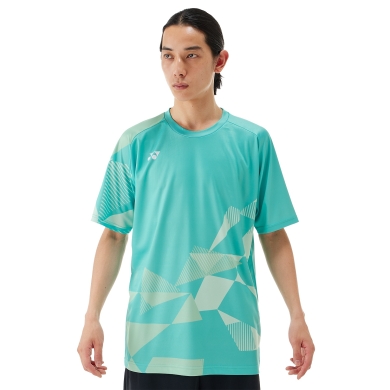 Yonex Sport T-shirt Practice Graphic 16744 (100% Polyester) 2025 mint green Men's