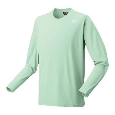 Yonex Tennis Long Sleeve Shirt Practice 2025 Light Green Men