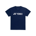 Yonex Sport T-shirt Practice Logo 16856J (100% Polyester) 2026 navy blue boys