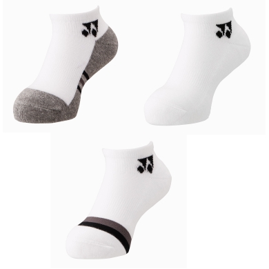 Yonex Sports Socks Sneaker Low Cut 19235J 2025 white Children - 3 Pairs