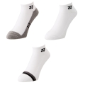 Yonex Sports Socks Sneaker Sport Low Cut 2025 white/grey Men's - 3 pairs