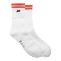 Yonex Sports Sock Crew 19252 Stripe 2026 white/orange - 1 pair