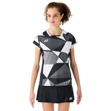 Yonex Badminton Shirt Crew Neck Tournament 2025 black ladies