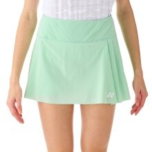 Yonex sports skirt with inner shorts 2025 light green ladies