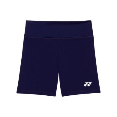 Yonex Sports Trousers Leggings Practice Short 2026 Navy Blue Ladies