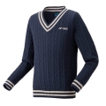 Yonex sweater pullover with V-neck indigo blue boys