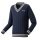 Yonex sweater pullover with V-neck indigo blue boys