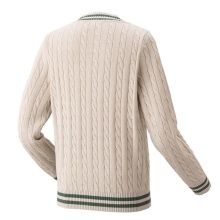 Yonex sweater pullover with V-neck beige boys