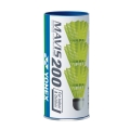 Yonex Badminton Shuttlecocks Mavis 200 Yellow Nylon Balls 3-Pack