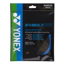 Yonex Badminton String Exbolt 65 (Control) blue 10m set