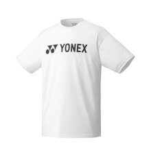 Yonex Training T-shirt Logo LB0024 (100% Polyester) 2025 white Men's