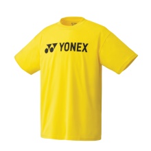 Yonex Training T-shirt Logo LB0024 (100% Polyester) 2025 yellow Men's
