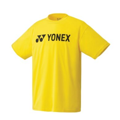Yonex Training T-shirt Logo LB0024 (100% Polyester) 2025 yellow Men's