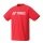 Yonex Training T-shirt Logo LB0024 (100% Polyester) 2025 red Men's