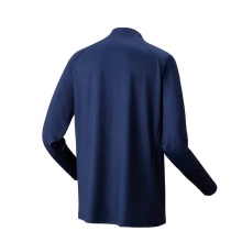 Yonex Tennis Long Sleeve Shirt 1/2 Zip Club Team Navy Blue Men's
